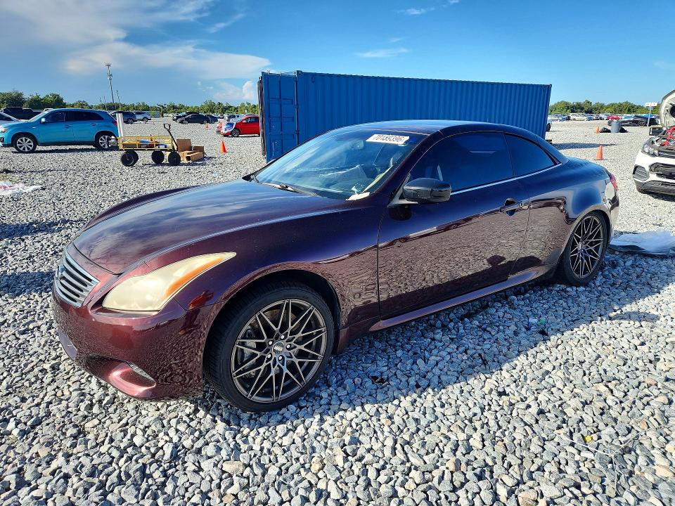 70159396 :رقم المزاد ، JNKCV66E59M722766 vin ، 2009 Infiniti G37 Convertible مزاد بيع
