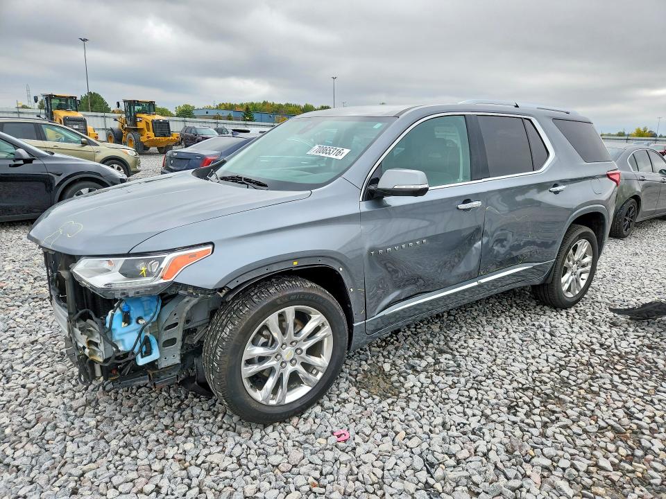 70865316 :رقم المزاد ، 1GNEVNKWXLJ115586 vin ، 2020 Chevrolet Traverse مزاد بيع