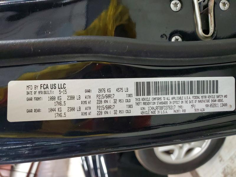 Aukcja sprzedaży 2015 Jeep Patriot, vin: 1C4NJRFB8FD376317, numer aukcji: 67673326
