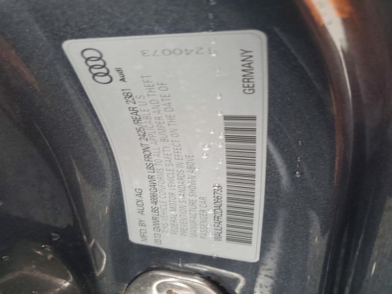 Продажа на аукционе авто 2013 Audi A5, vin: WAULFAFR2DA066733, номер лота: 65898086