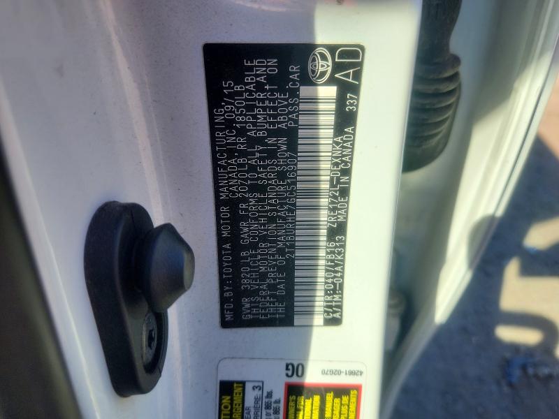 Aukcja sprzedaży 2016 Toyota Corolla, vin: 2T1BURHE7GC516907, numer aukcji: 68782946