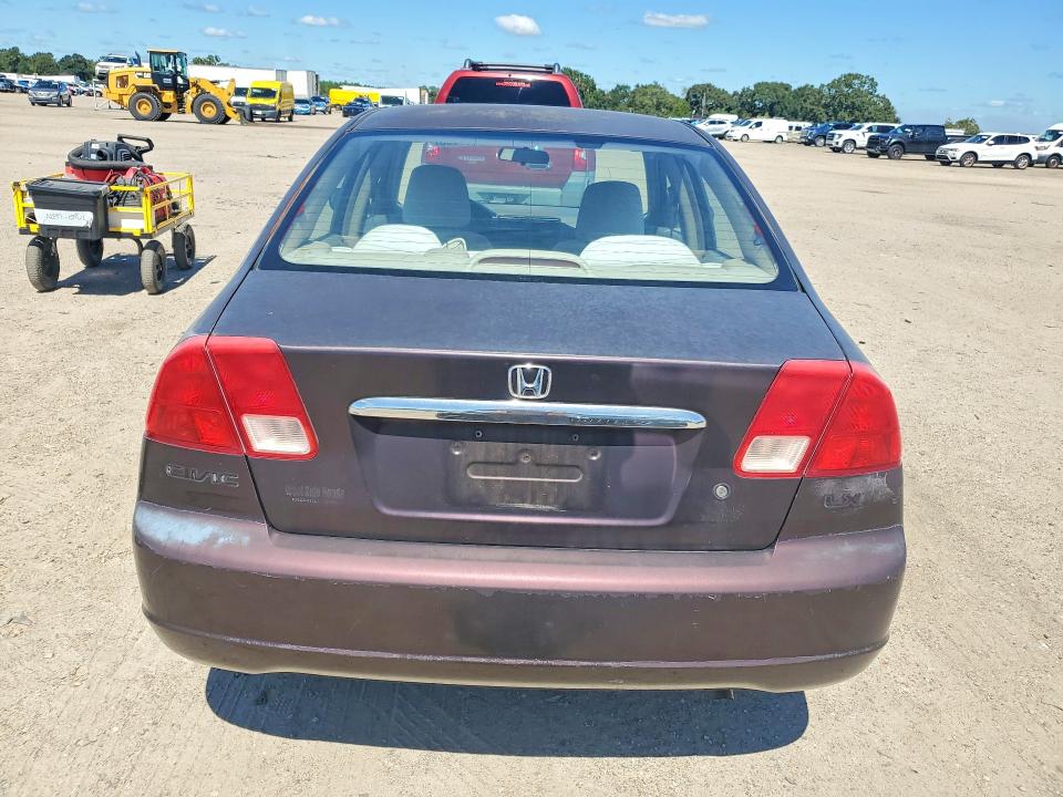 2001 Honda Civic მანქანა იყიდება აუქციონზე, vin: 2HGES16551H541830, აუქციონის ნომერი: 70687096