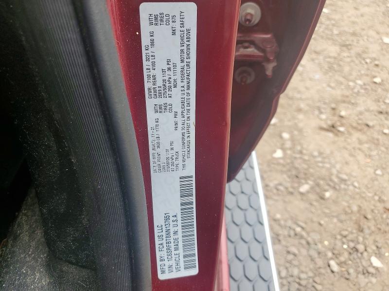 Продаж на аукціоні авто 2022 Ram 1500, vin: 1C6SRFBT8NN137651, номер лоту: 69548336