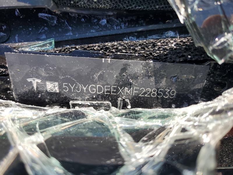 Aukcja sprzedaży 2021 Tesla Model Y, vin: 5YJYGDEEXMF228539, numer aukcji: 62404786
