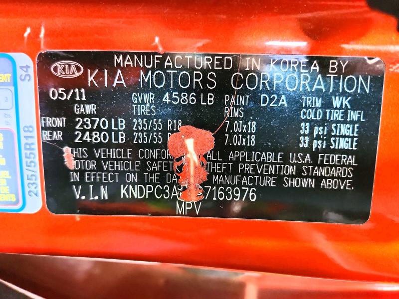 Продажа на аукционе авто 2011 Kia Sportage, vin: KNDPC3A69B7163976, номер лота: 70938946