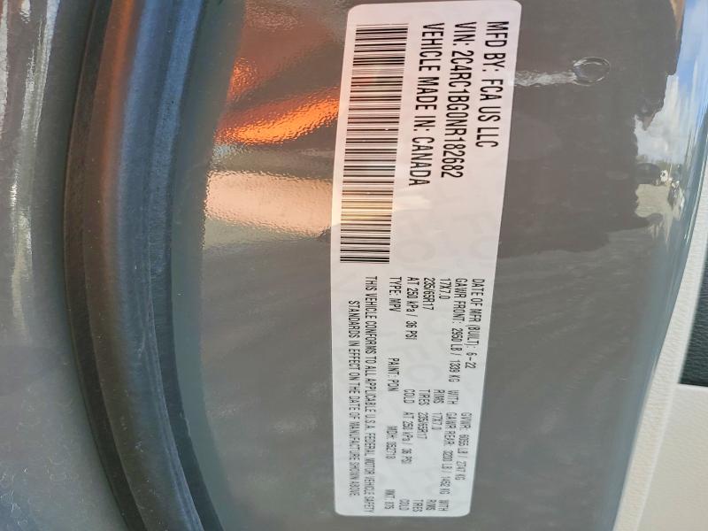 Aukcja sprzedaży 2022 Chrysler Pacifica, vin: 2C4RC1BG0NR182682, numer aukcji: 68833336