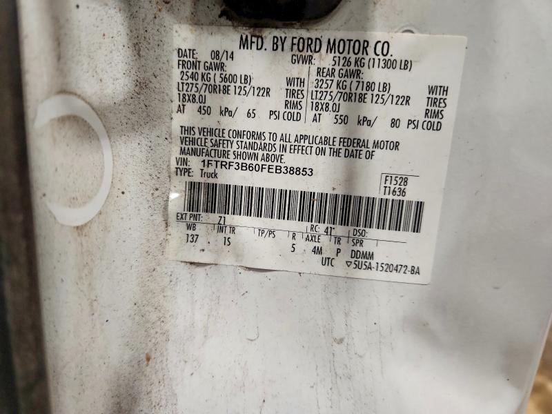 Продажа на аукционе авто 2015 Ford F350, vin: 1FTRF3B60FEB38853, номер лота: 69525686