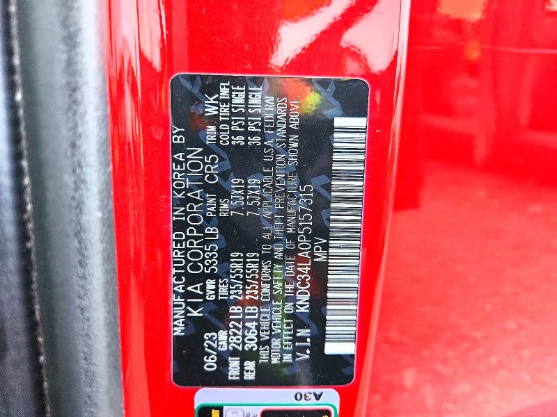 Продаж на аукціоні авто 2023 Kia Ev6, vin: KNDC34LA0P5157315, номер лоту: 67558986