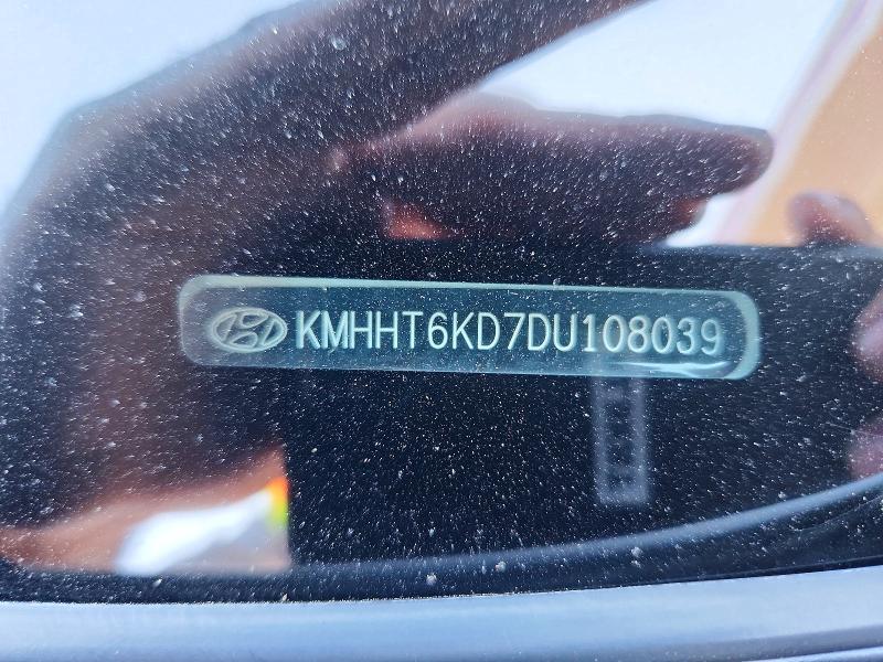 68694106 :رقم المزاد ، KMHHT6KD7DU108039 vin ، 2013 Hyundai Genesis Coupe مزاد بيع