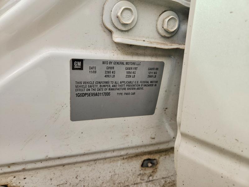 2010 Cadillac Cts მანქანა იყიდება აუქციონზე, vin: 1G6DP5EV9A0117806, აუქციონის ნომერი: 70457976
