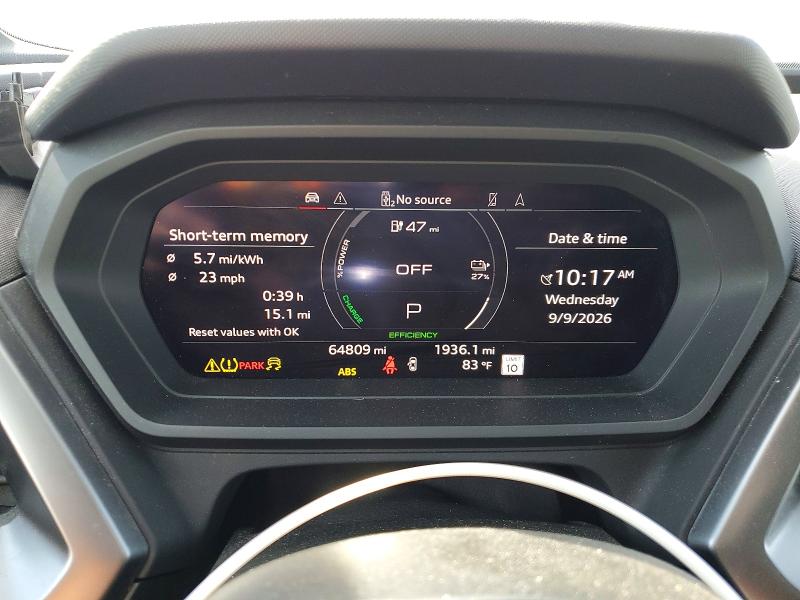 2022 Audi Q4 E-tron მანქანა იყიდება აუქციონზე, vin: WA1H2BFZ0NP042630, აუქციონის ნომერი: 68200676