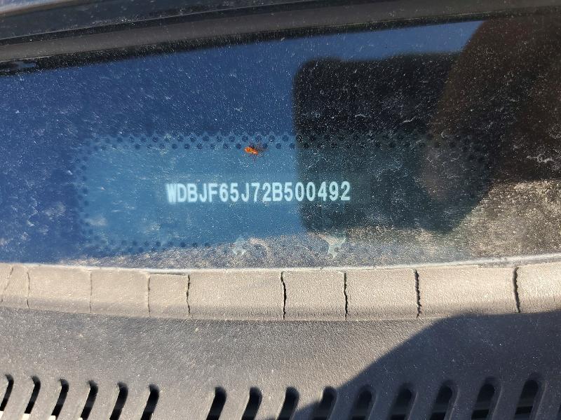 2002 Mercedes-benz E მანქანა იყიდება აუქციონზე, vin: WDBJF65J72B500492, აუქციონის ნომერი: 69143666
