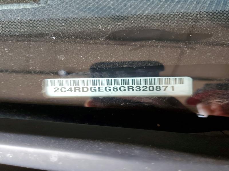 Aukcja sprzedaży 2016 Dodge Grand Caravan, vin: 2C4RDGEG6GR320871, numer aukcji: 67931336