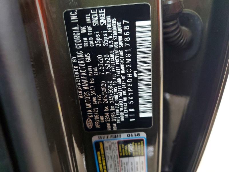 Продаж на аукціоні авто 2021 Kia Telluride, vin: 5XYP6DHC2MG178687, номер лоту: 70371036