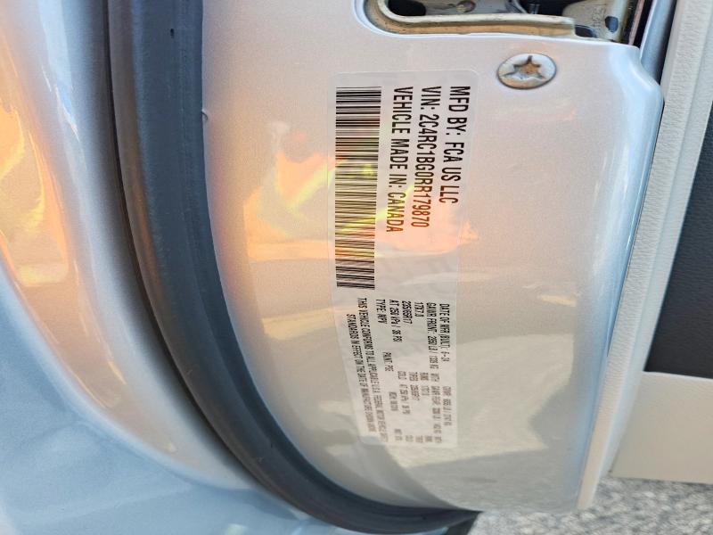 70539156 :رقم المزاد ، 2C4RC1BG0RR179870 vin ، 2024 Chrysler Pacifica مزاد بيع