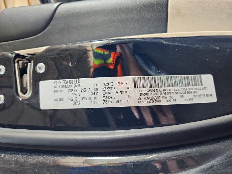 Продажа на аукционе авто 2017 Chrysler Pacifica, vin: 2C4RC1DG9HR610105, номер лота: 68384126