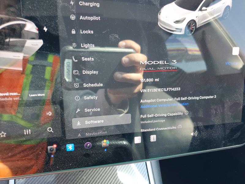 Продажа на аукционе авто 2020 Tesla Model 3, vin: 5YJ3E1EC1LF714233, номер лота: 69778796