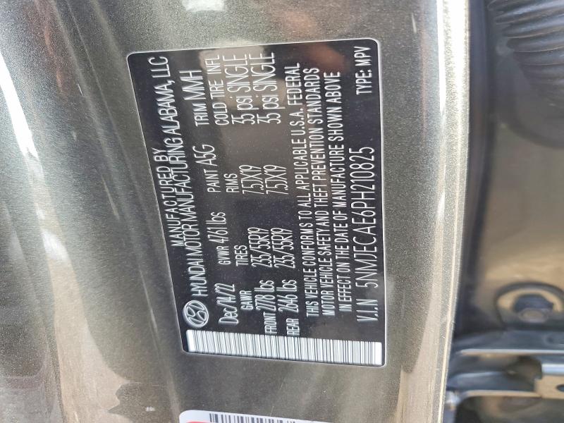 Продаж на аукціоні авто 2023 Hyundai Tucson, vin: 5NMJECAE6PH210825, номер лоту: 69849416