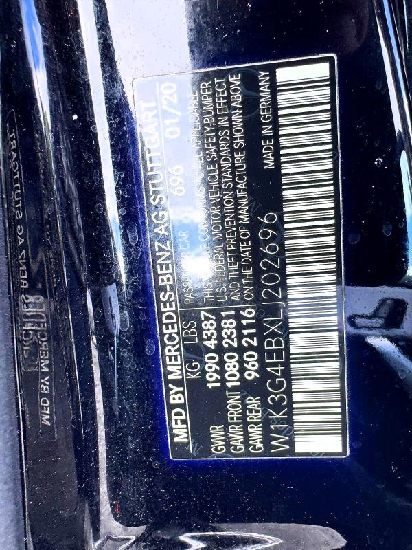Продаж на аукціоні авто 2020 Mercedes-benz A, vin: W1K3G4EBXLJ202696, номер лоту: 70651496