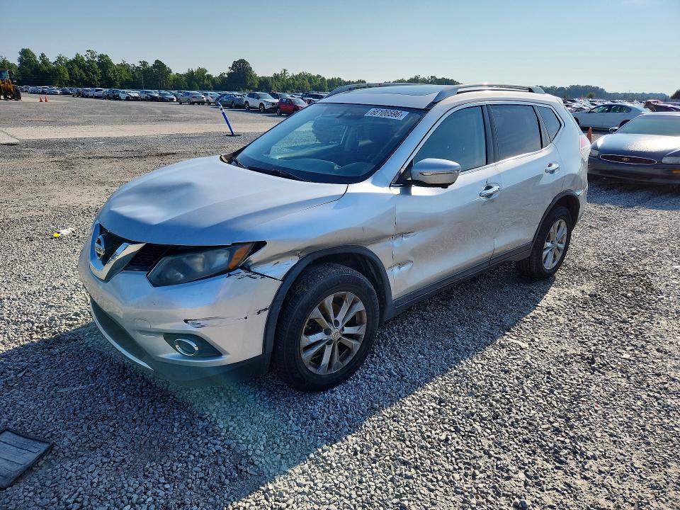 66106596 :رقم المزاد ، 5N1AT2MV4EC794211 vin ، 2014 Nissan Rogue مزاد بيع