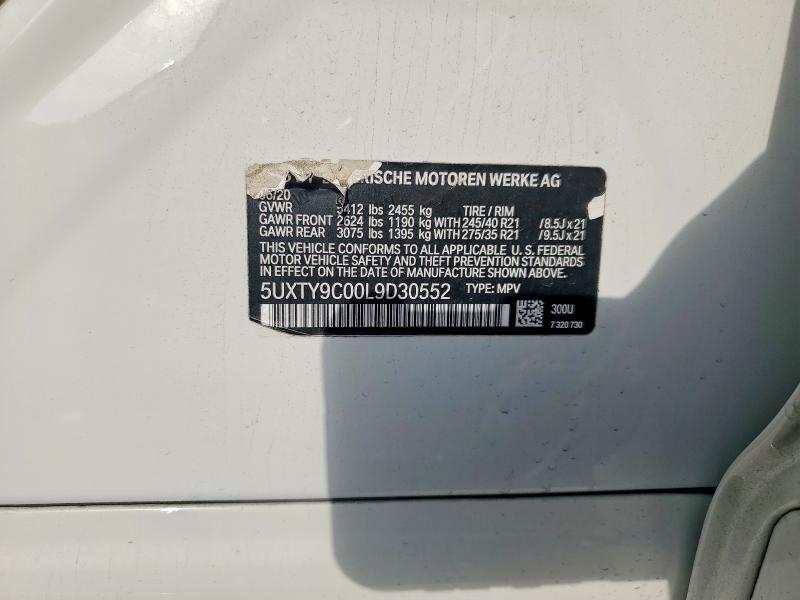 Продажа на аукционе авто 2020 Bmw X3, vin: 5UXTY9C00L9D30552, номер лота: 68808756