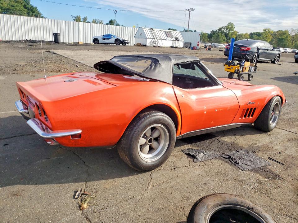 66770486 :رقم المزاد ، 194679S737350 vin ، 1969 Chevrolet Corvette مزاد بيع
