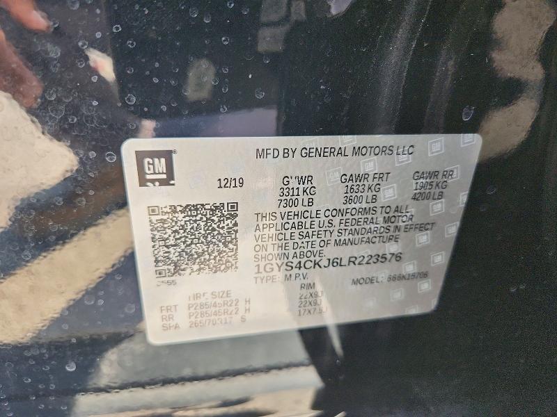 Aukcja sprzedaży 2020 Cadillac Escalade, vin: 1GYS4CKJ6LR223576, numer aukcji: 67215506