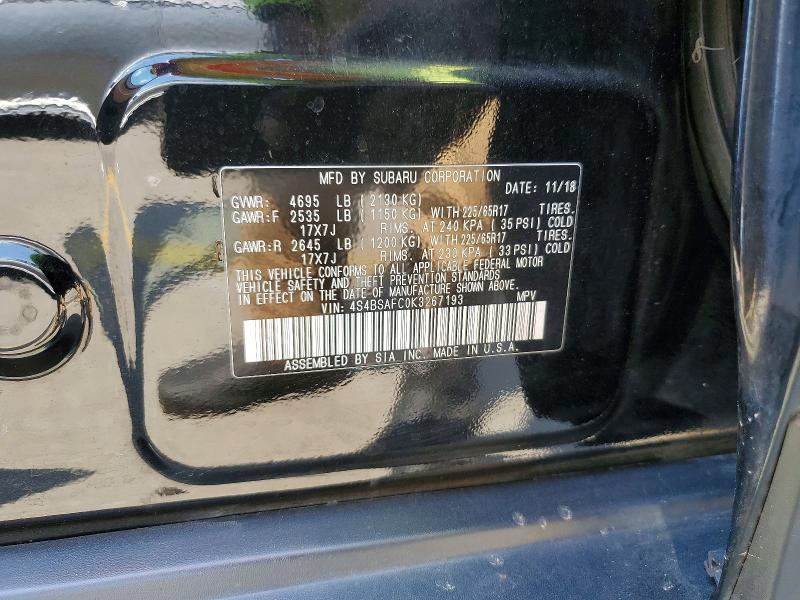Продажа на аукционе авто 2019 Subaru Outback, vin: 4S4BSAFC0K3267193, номер лота: 67414366