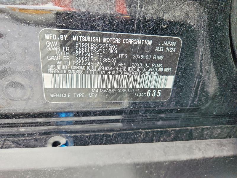 Продаж на аукціоні авто 2024 Mitsubishi Outlander, vin: JA4J3VA88RZ086979, номер лоту: 68489396