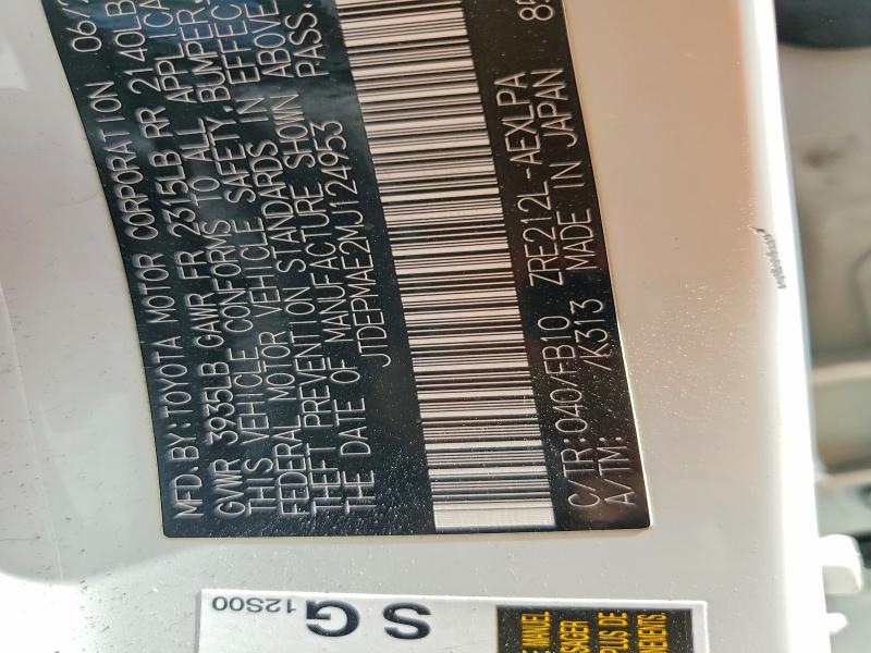 69308506 :رقم المزاد ، JTDEPMAE2MJ124953 vin ، 2021 Toyota Corolla مزاد بيع