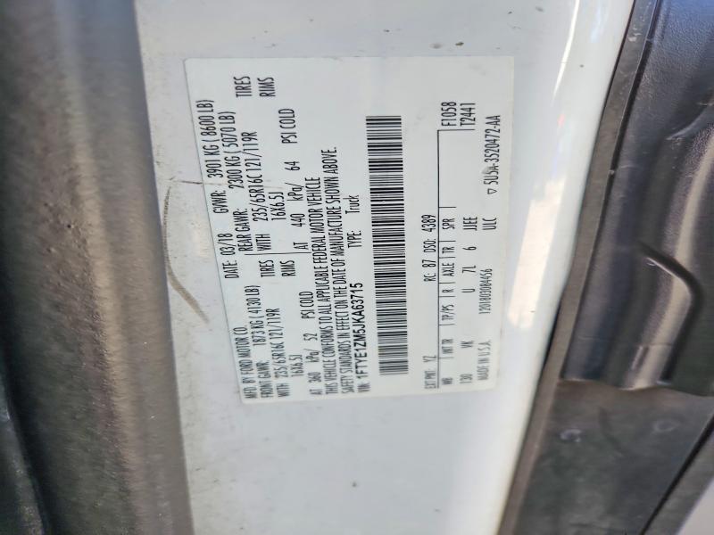 Продаж на аукціоні авто 2018 Ford Transit, vin: 1FTYE1ZM5JKA63715, номер лоту: 70765686