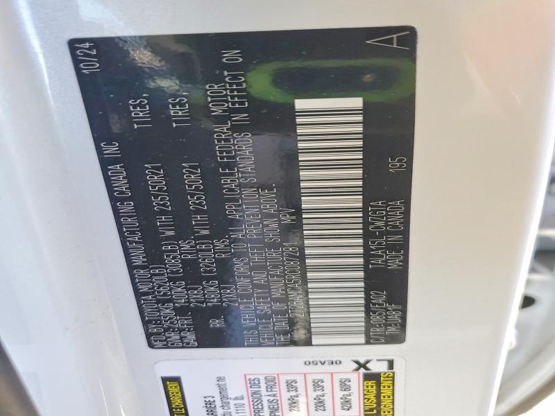 68865076 :رقم المزاد ، 2T2BAMCA5RC087281 vin ، 2024 Lexus Rx 350 مزاد بيع