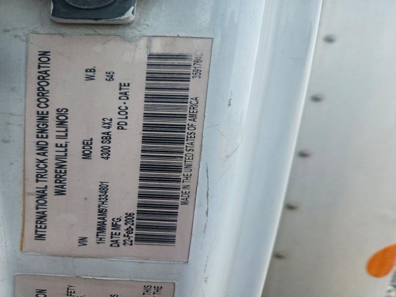 2007 International 4000 4300 მანქანა იყიდება აუქციონზე, vin: 1HTMMAAM97H334801, აუქციონის ნომერი: 68988616