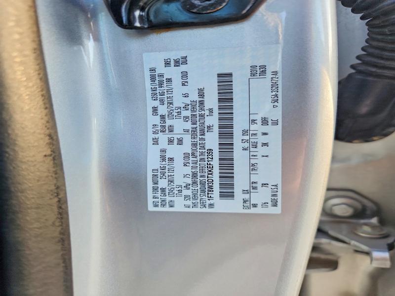 Aukcja sprzedaży 2019 Ford F350, vin: 1FT8W3DTXKEF12359, numer aukcji: 69350876