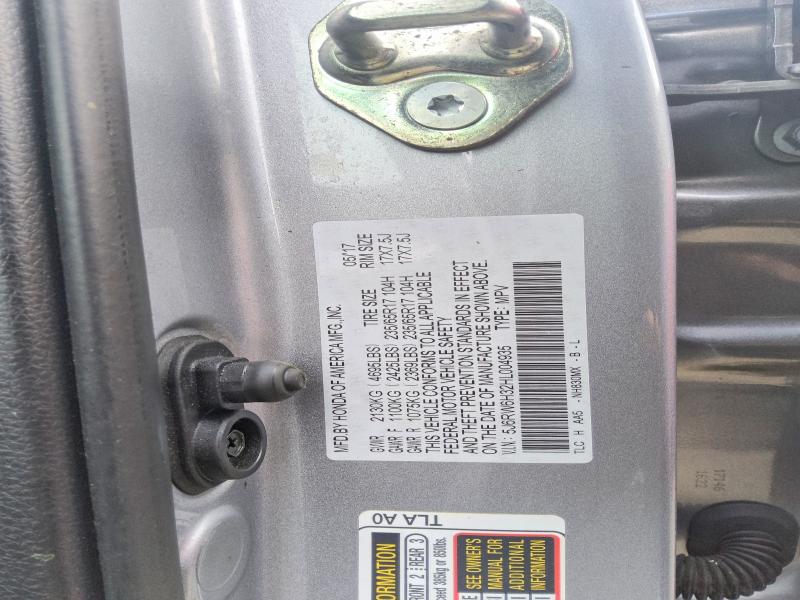 Aukcja sprzedaży 2017 Honda Cr-v, vin: 5J6RW6H32HL004935, numer aukcji: 64930236