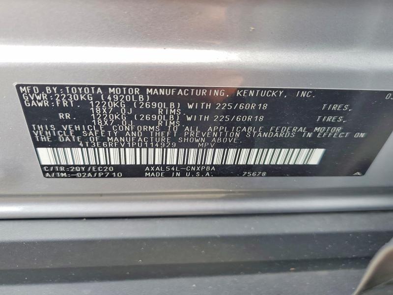 Продаж на аукціоні авто 2023 Toyota Rav4, vin: 4T3E6RFV1PU114929, номер лоту: 68999216