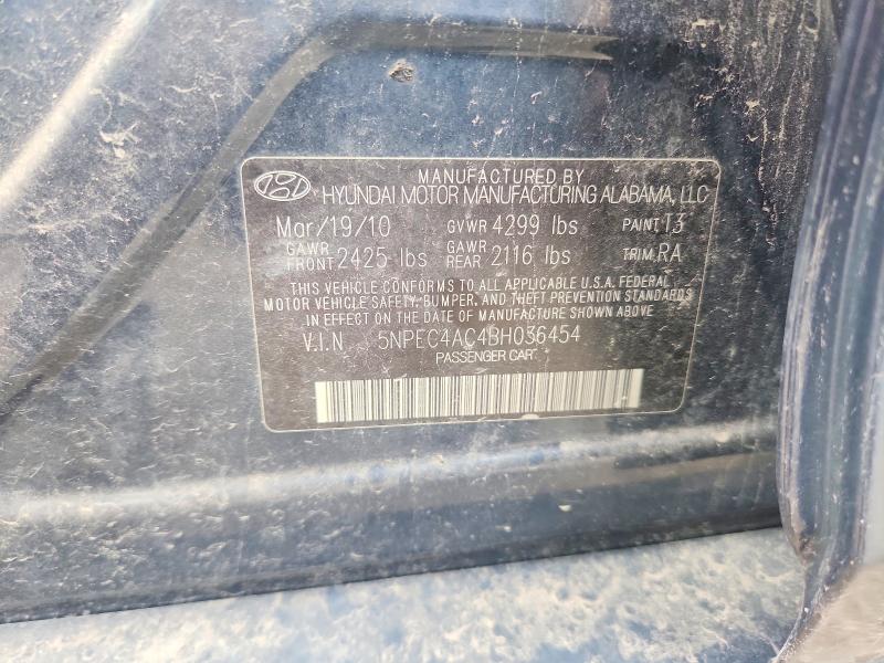 Продаж на аукціоні авто 2011 Hyundai Sonata, vin: 5NPEC4AC4BH036454, номер лоту: 68296076