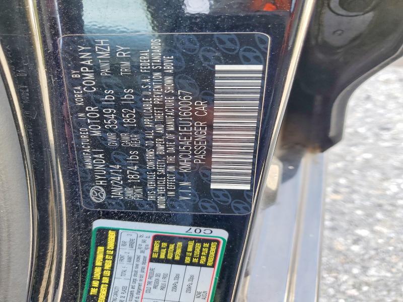 Продаж на аукціоні авто 2014 Hyundai Accent, vin: KMHCU5AE1EU160067, номер лоту: 69818826