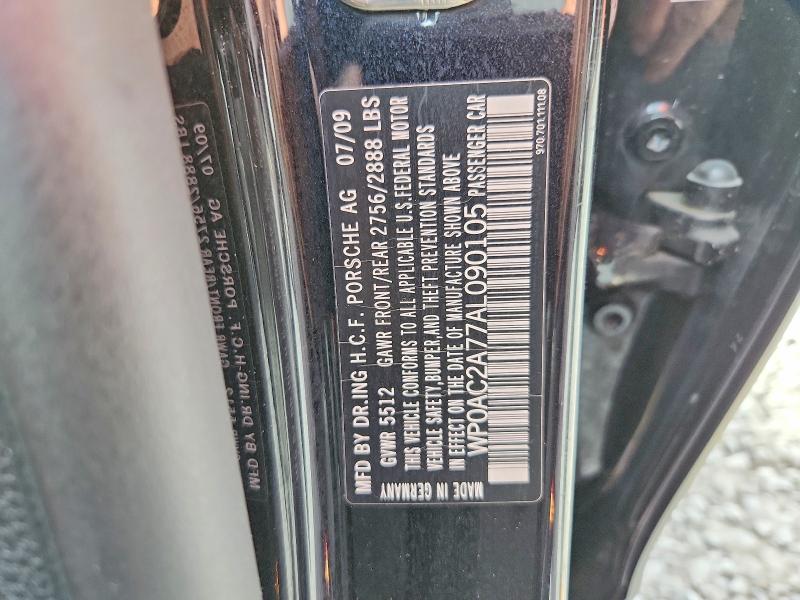 71407246 :رقم المزاد ، WP0AC2A77AL090105 vin ، 2010 Porsche Panamera مزاد بيع