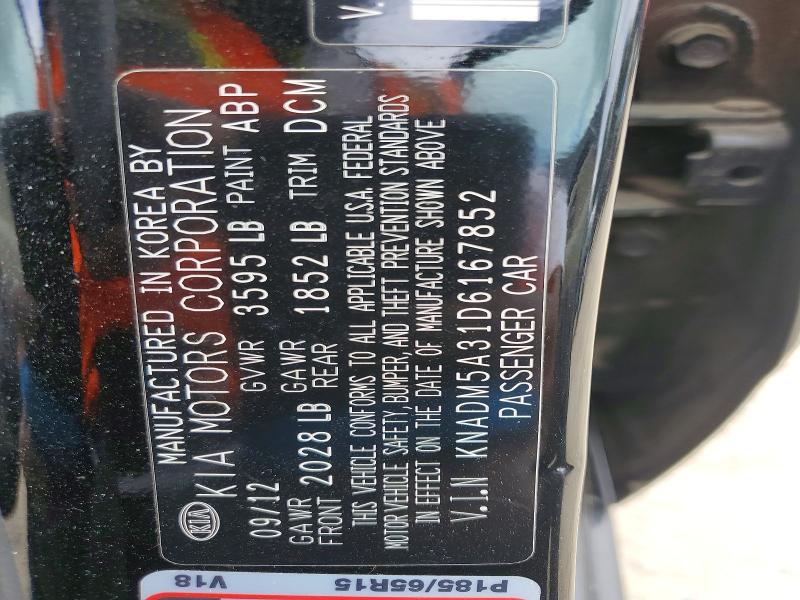 Продаж на аукціоні авто 2013 Kia Rio, vin: KNADM5A31D6167852, номер лоту: 70780466
