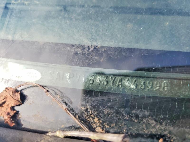 70682516 :رقم المزاد ، SALPV1643YA443998 vin ، 2000 Land Rover Range Rover مزاد بيع