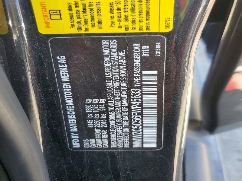 Aukcja sprzedaży 2015 Mini Cooper, vin: WMWZC5C56FWP45633, numer aukcji: 69064736