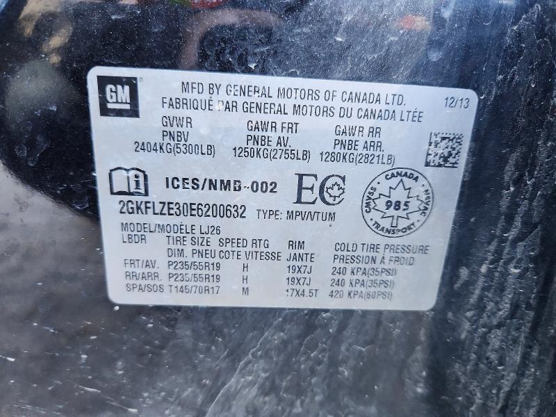 Aukcja sprzedaży 2014 Gmc Terrain, vin: 2GKFLZE30E6200632, numer aukcji: 70887926