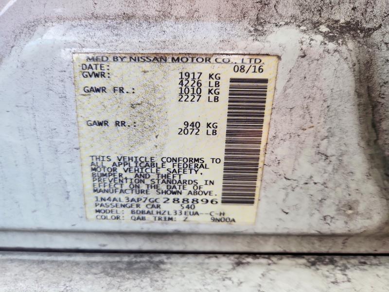 Aukcja sprzedaży 2016 Nissan Altima, vin: 1N4AL3AP7GC288896, numer aukcji: 67415586