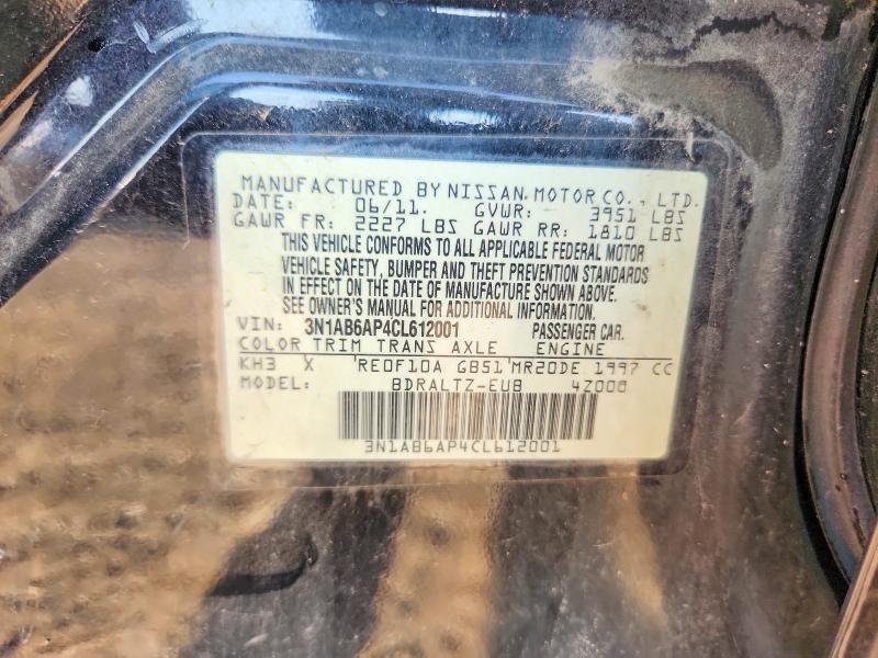 Продажа на аукционе авто 2012 Nissan Sentra, vin: 3N1AB6AP4CL612001, номер лота: 67477866