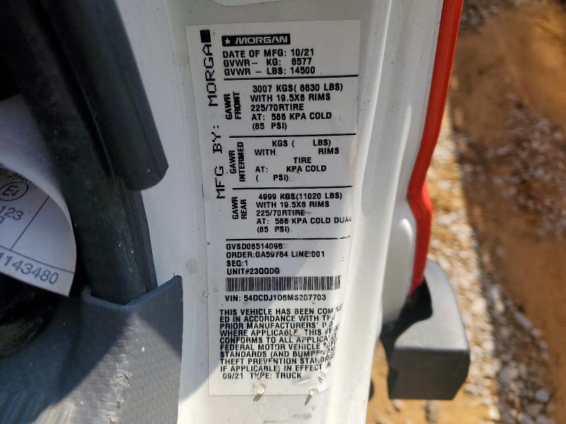 Продажа на аукционе авто 2021 Chevrolet 4500, vin: 54DCDJ1D6MS207703, номер лота: 67876276