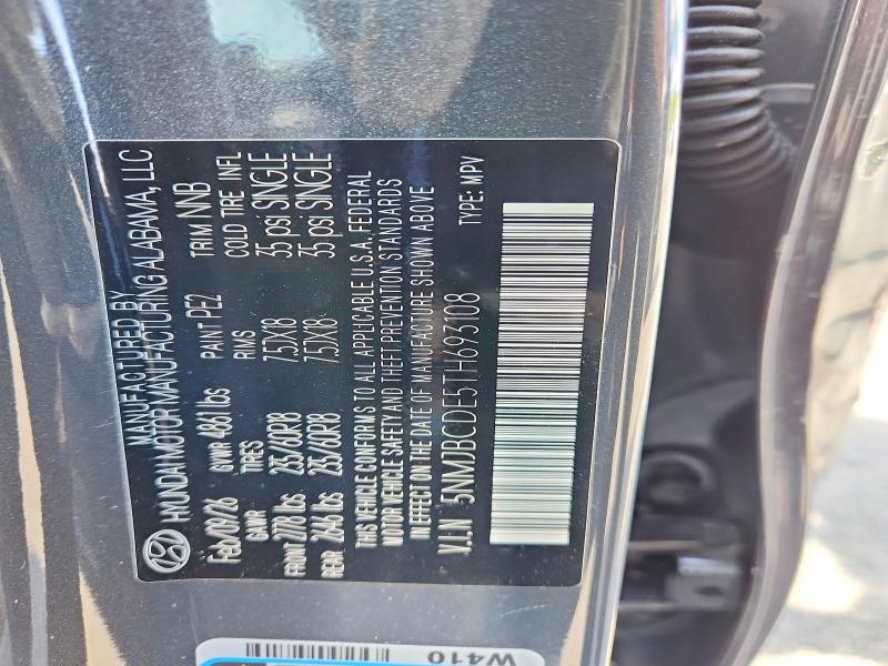 Продаж на аукціоні авто 2026 Hyundai Tucson, vin: 5NMJBCDE5TH693108, номер лоту: 69318286