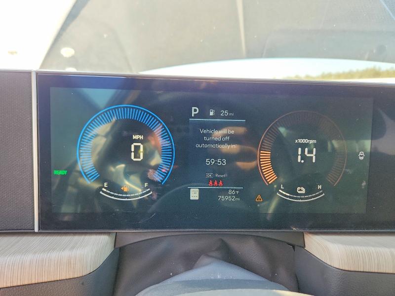 70558446 :رقم المزاد ، KMHL34JJ8RA096871 vin ، 2024 Hyundai Sonata Hybrid مزاد بيع
