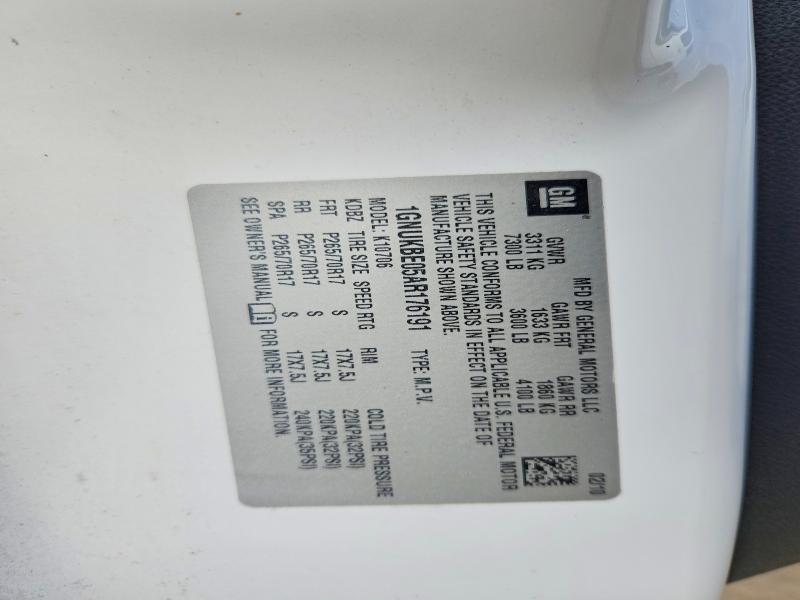 2010 Chevrolet Tahoe მანქანა იყიდება აუქციონზე, vin: 1GNUKBE05AR176191, აუქციონის ნომერი: 69183216