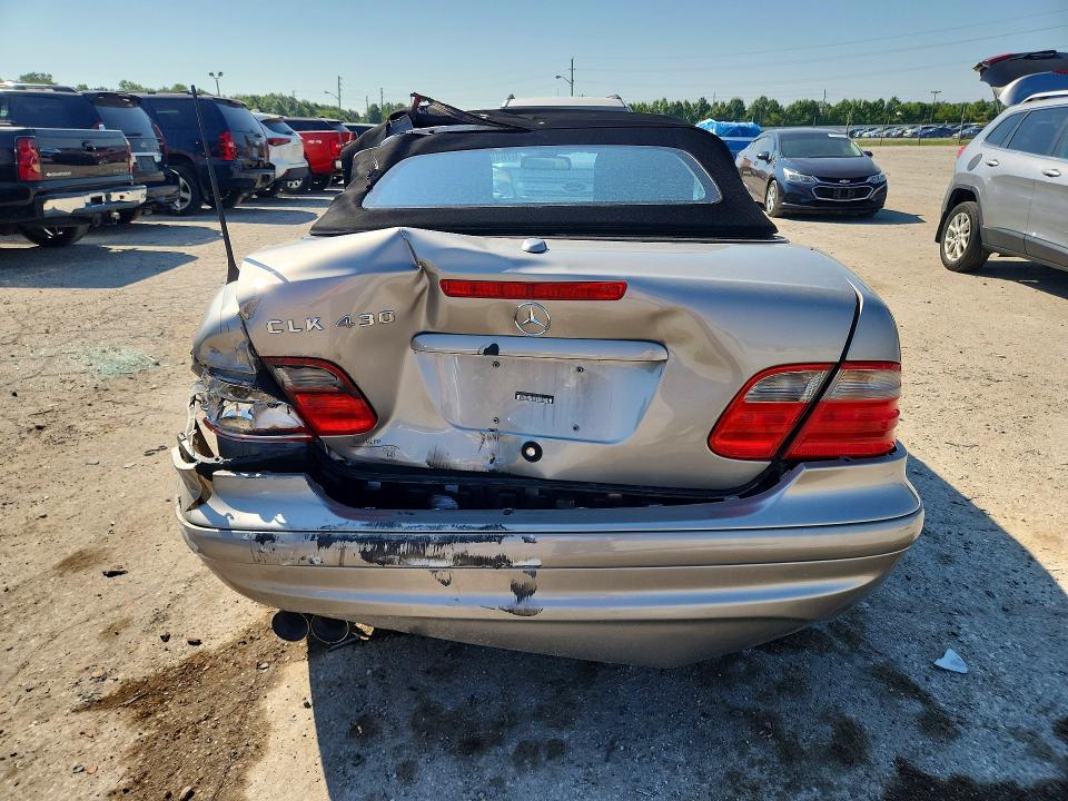 2003 Mercedes-benz Clk მანქანა იყიდება აუქციონზე, vin: WDBLK70G63T143937, აუქციონის ნომერი: 67646486